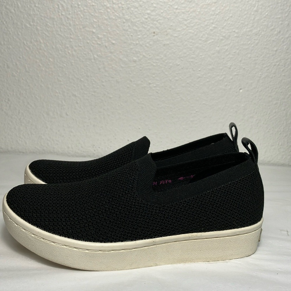Sketchers Arch Fit cup - Homesick black washable slip‎ on stretch women size 5.5
